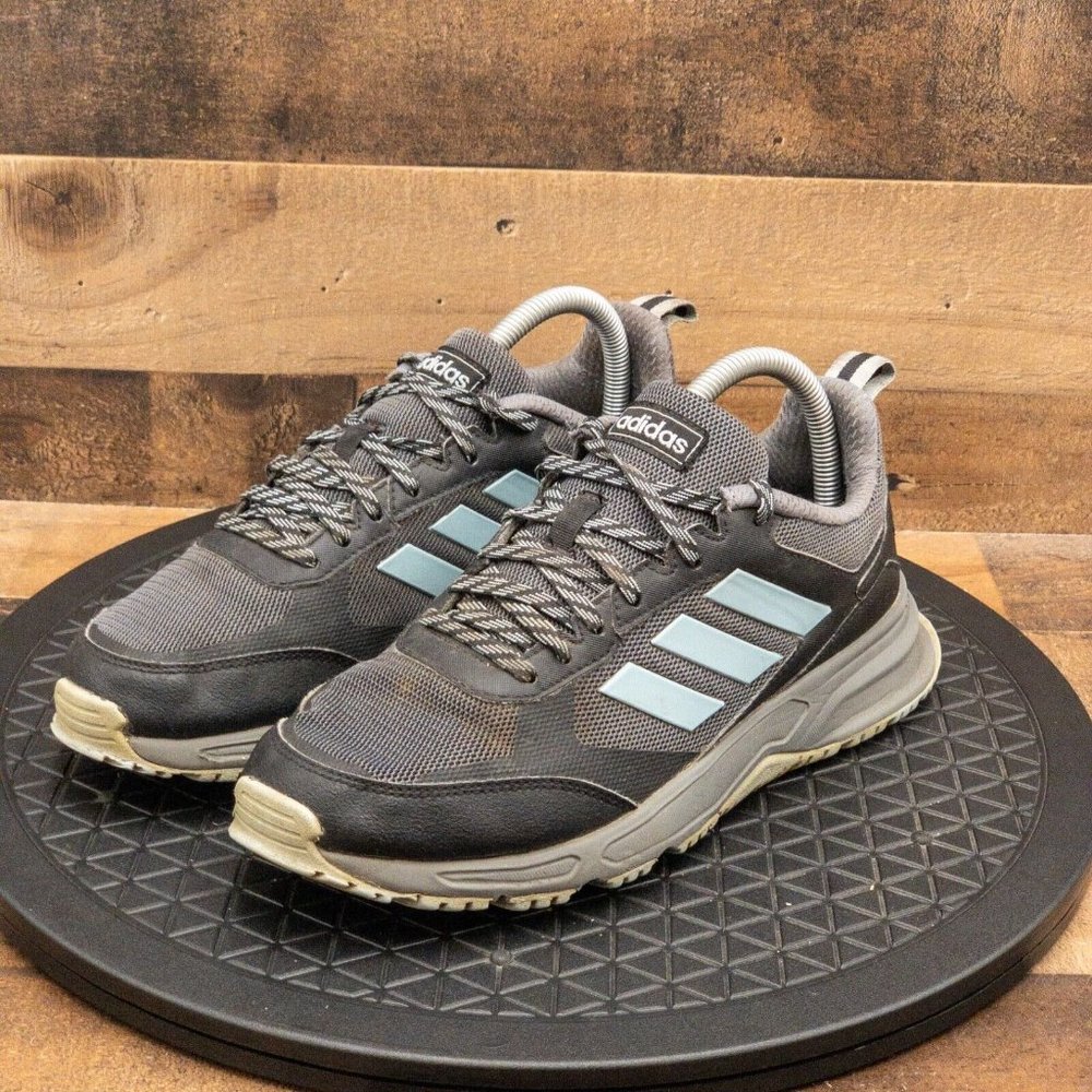 ADIDAS ROCKADIA TRAIL 3.0 WOMENS ATHLETIC SHOES RUNNING WALKING GYM GRAY SZ 7.5